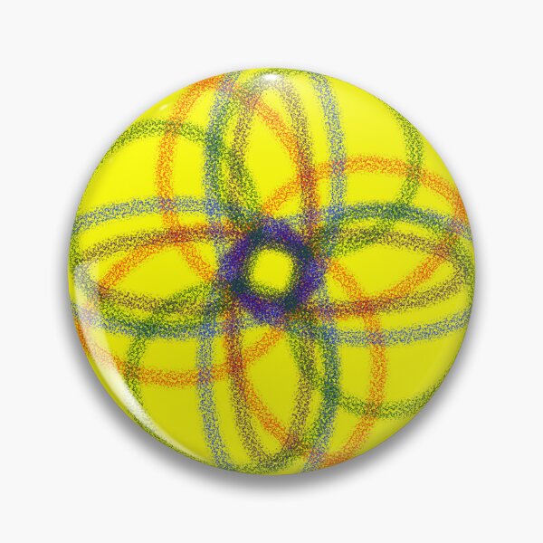 Item preview, Yellow geometric flower designed and sold by Stefrait-7.