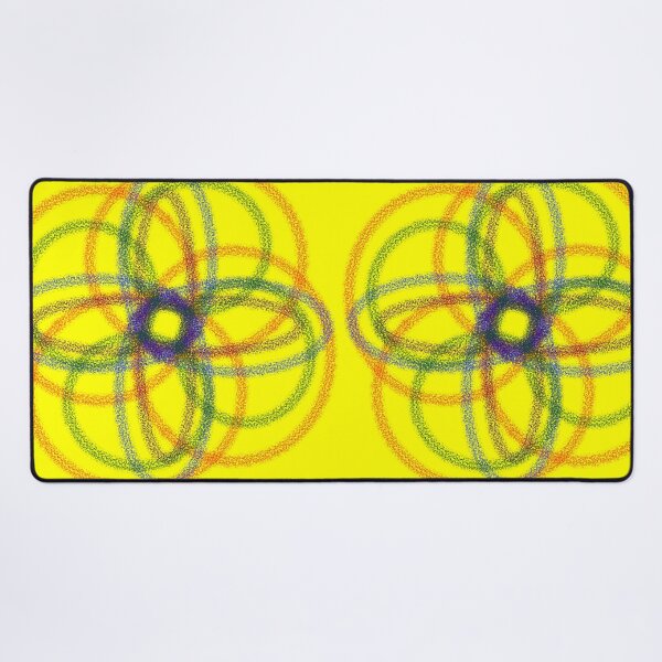 Item preview, Yellow geometric flower designed and sold by Stefrait-7.