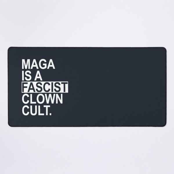Item preview, MAGA IS A Fascist Clown CULT - white designed and sold by Thelittlelord.