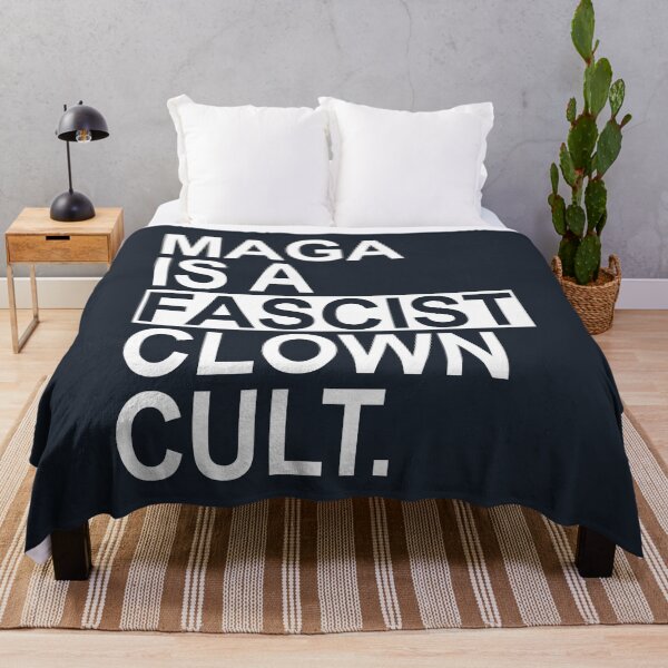Item preview, MAGA IS A Fascist Clown CULT - white designed and sold by Thelittlelord.