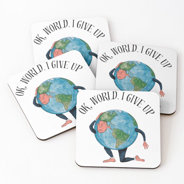 Item preview, Ok, World. I Give Up designed and sold by Haji  Kamora.