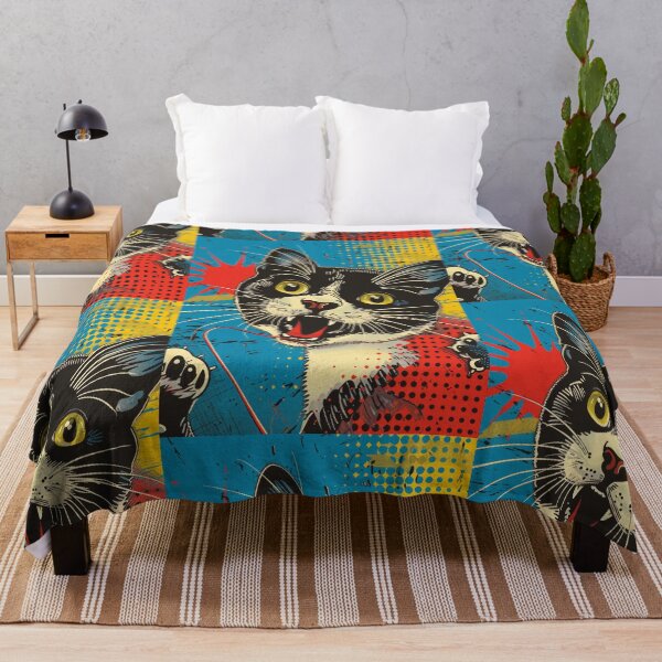Item preview, Pop Art Illustration of Cat Ready to Attack Mouse designed and sold by Piotrek0001.