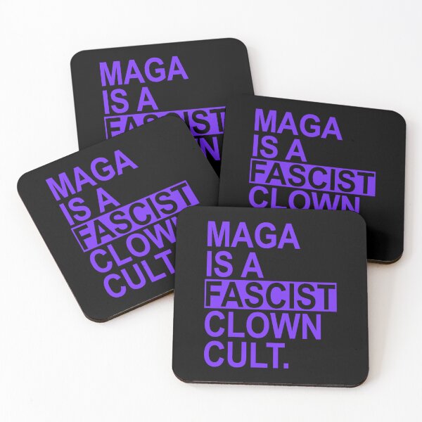 Item preview, MAGA IS A Fascist Clown CULT - purple designed and sold by Thelittlelord.
