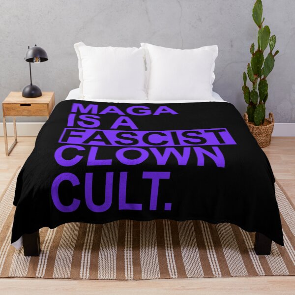 Item preview, MAGA IS A Fascist Clown CULT - purple designed and sold by Thelittlelord.