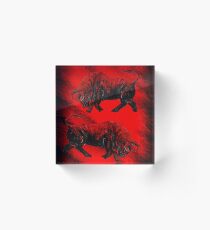 RED BULLS Acrylic Block