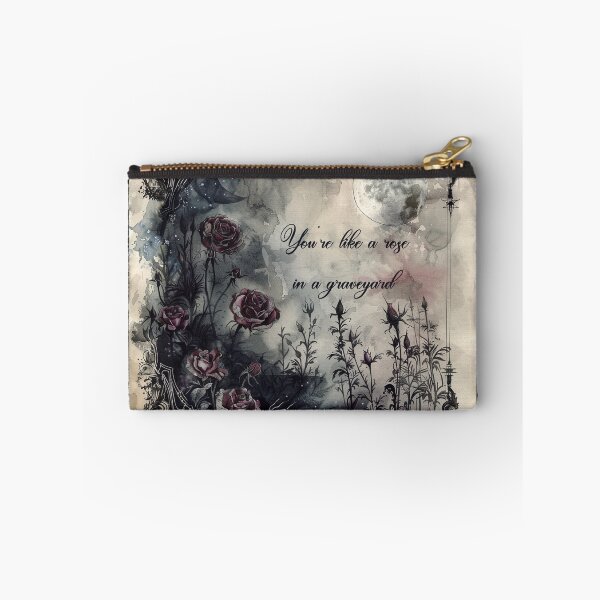 Item preview, You're like a rose in a graveyard - goth night design designed and sold by EmeraldeaArt.