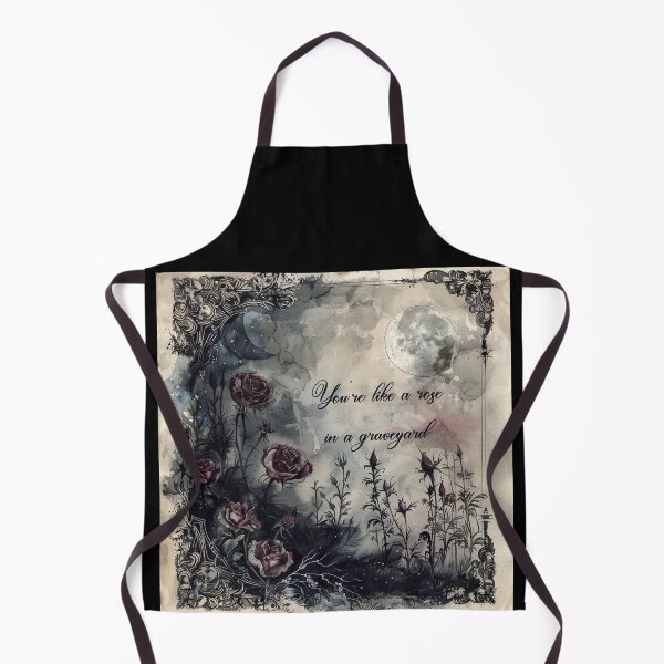 Item preview, You're like a rose in a graveyard - goth night design designed and sold by EmeraldeaArt.