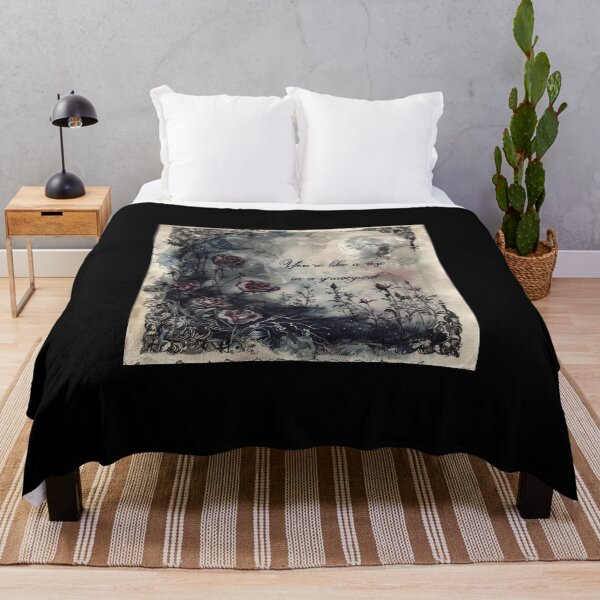 Item preview, You're like a rose in a graveyard - goth night design designed and sold by EmeraldeaArt.