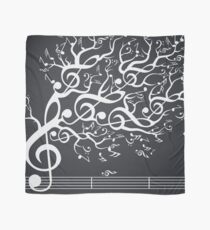 The Sound of Nature In Motion - White Scarf