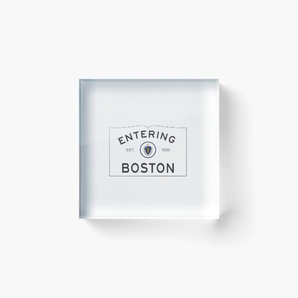 Item preview, Entering Boston Sign designed and sold by delmarvastickers.