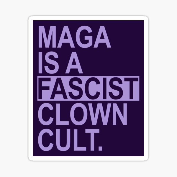 Artikel-Vorschau von MAGA IST EIN faschistischer Clown-KULT - Lavendel, designt und verkauft von Thelittlelord.