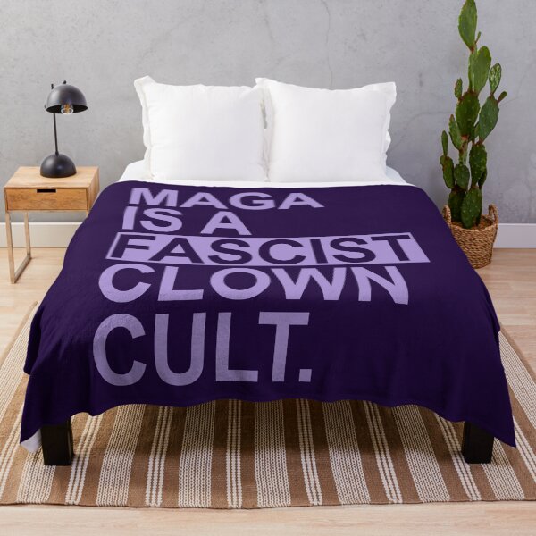 Item preview, MAGA IS A Fascist Clown CULT - lavender designed and sold by Thelittlelord.