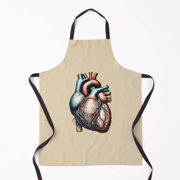 Item preview, Human heart, Vintage anatomy style, veins, venous system, human heart, anatomy art, student, doctor, medical designed and sold by Collagedream.