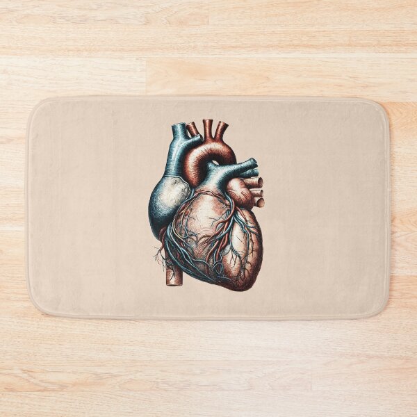 Item preview, Human heart, Vintage anatomy style, veins, venous system, human heart, anatomy art, student, doctor, medical designed and sold by Collagedream.