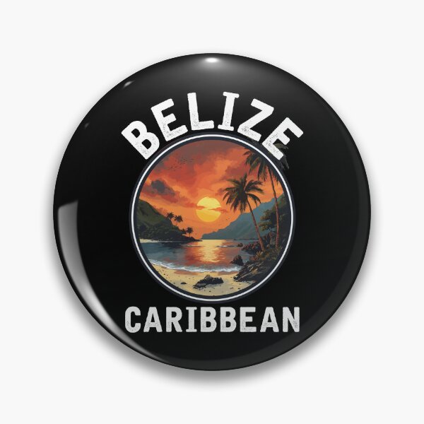 Item preview, Belize - Caribbean (with White Lettering) designed and sold by VelvetRoom.
