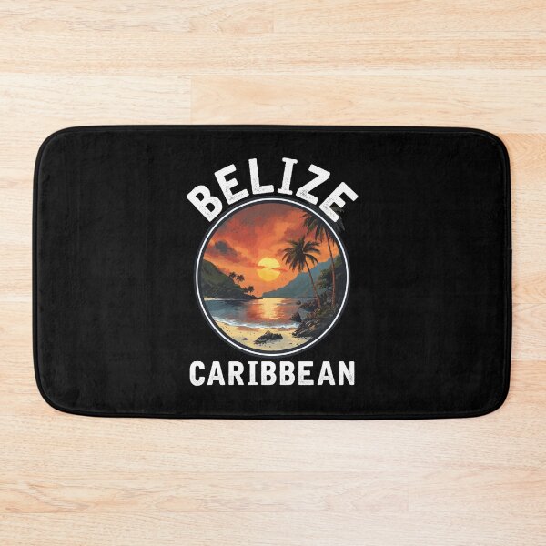 Item preview, Belize - Caribbean (with White Lettering) designed and sold by VelvetRoom.