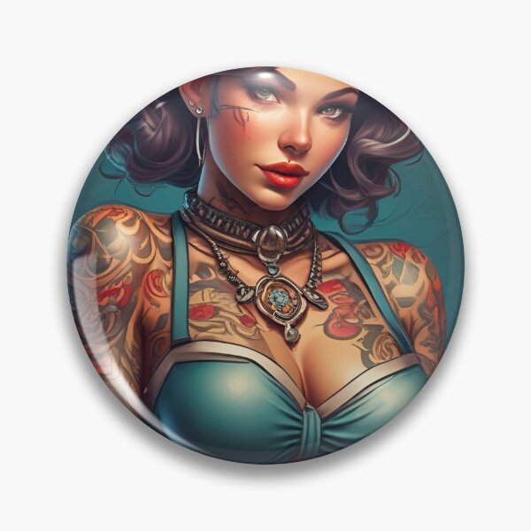 Item preview, Tattoo Pinup Girl  designed and sold by MatrixTattoo.