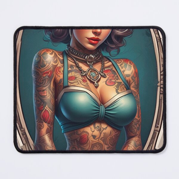 Item preview, Tattoo Pinup Girl  designed and sold by MatrixTattoo.