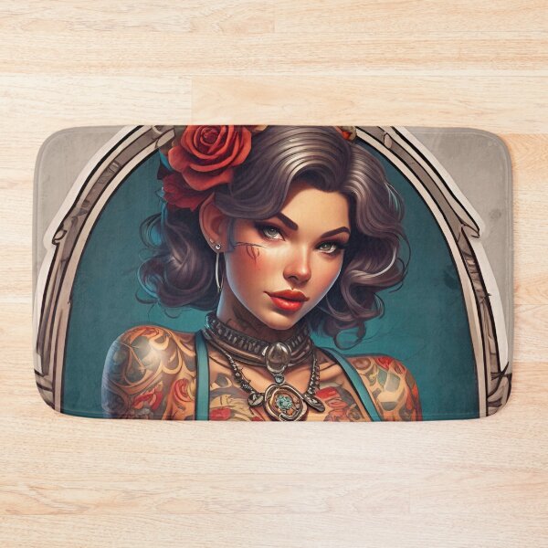 Item preview, Tattoo Pinup Girl designed and sold by MatrixTattoo.