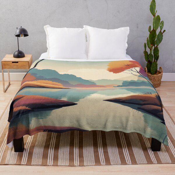 Item preview, A colorful day in the river designed and sold by CreativPurpose.