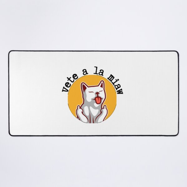 Item preview, Irreverent cat VETE A LA MIAW!  designed and sold by ZMaria.