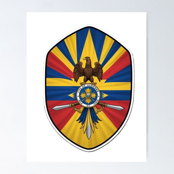 Item preview, Colombie Warriors designed and sold by Kitty Kingdom Art.