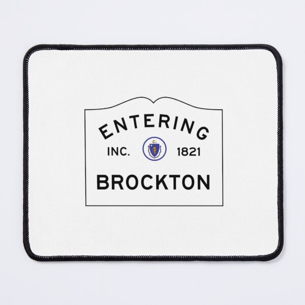 Item preview, Entering Brockton Massachusetts designed and sold by delmarvastickers.