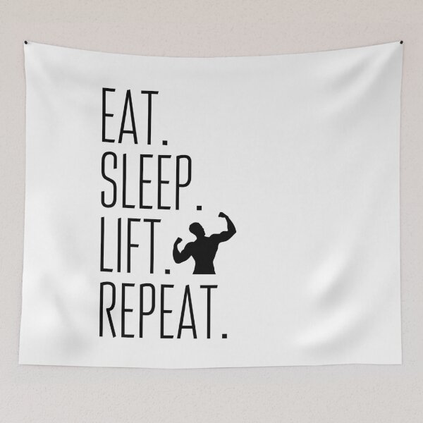 Artikelvorschau, Eat. Sleep. Lift. Repeat entworfen und verkauft von Amzg-Designs.