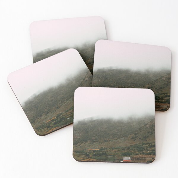 Item preview, Fog over the mountain village designed and sold by rhosbahu.