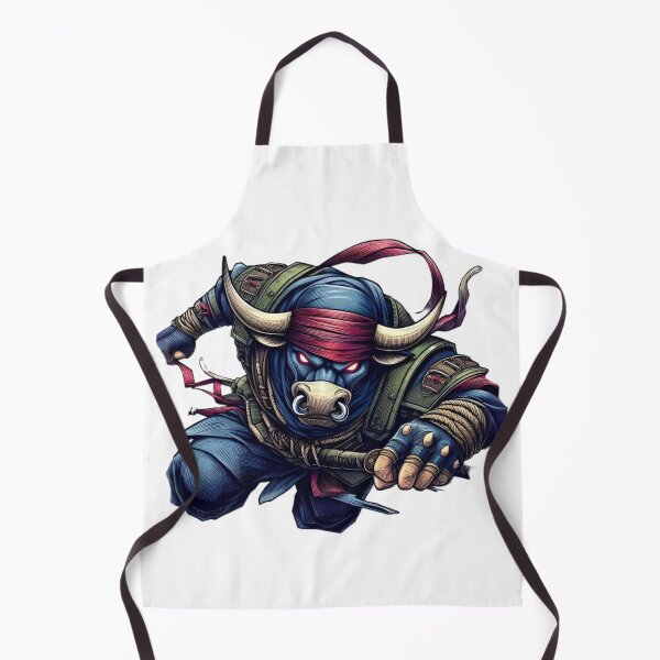 Item preview, Teenage Mutant Ninja Bull Warriors sketch abstract art canvas designed and sold by ZulryLifestyles.
