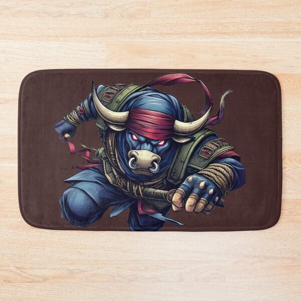 Item preview, Teenage Mutant Ninja Bull Warriors sketch abstract art canvas  designed and sold by ZulryLifestyles.