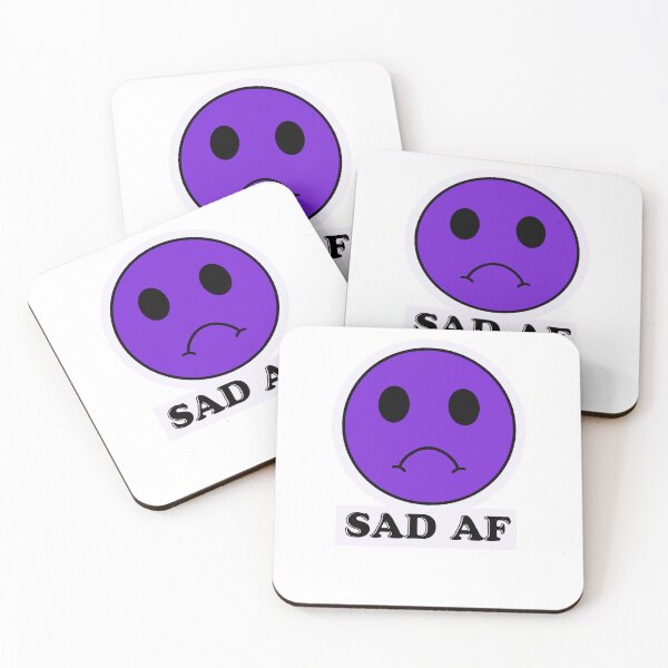 Item preview, Sad AF frowny face designed and sold by Sailorsamcos.