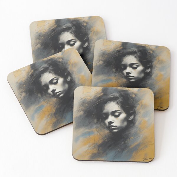 Item preview, Modern Portrait of a Girl designed and sold by BeeTheArtCo.