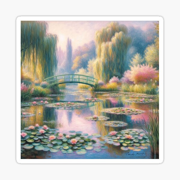 Vista previa del artículo con la obra «Claude Monet», diseñado y vendido por Radiant-look.