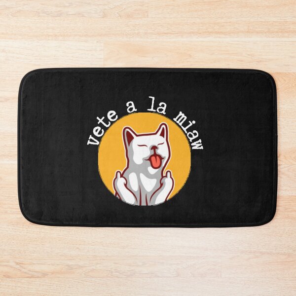 Item preview, VETE A LA MIAW! Irreverent cat designed and sold by ZMaria.