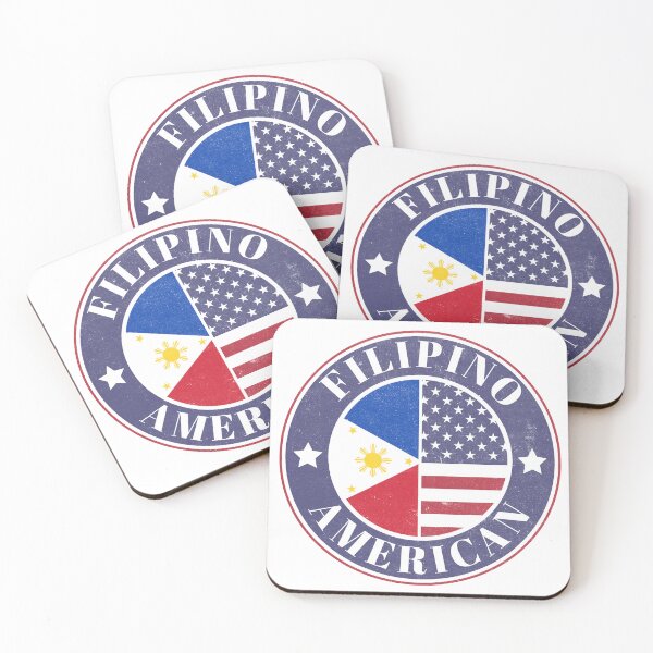 Item preview, Proud Filipino-American Badge - Philippines Flag designed and sold by chrisrivait.