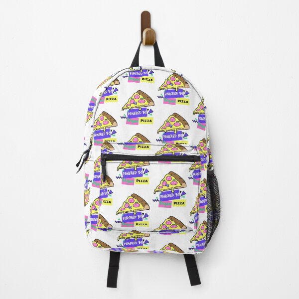 Item preview, Retro Vegan Vegetarian , Powered by Vegan Pizza , Fun 90's Vegan designed and sold by DevlynnDesigns.