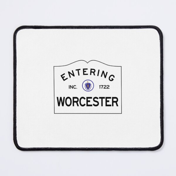 Item preview, Entering Worcester Sign designed and sold by delmarvastickers.