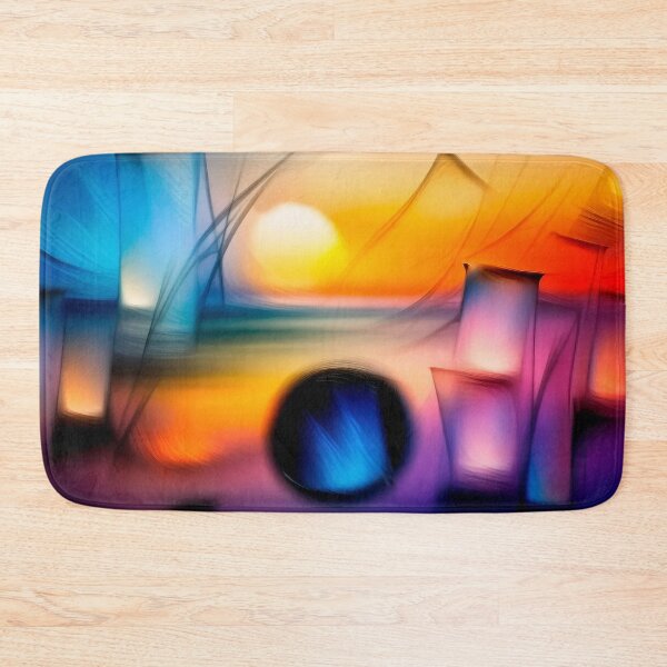 Item preview, Abstract Geometric Shapes Sunset Colorful Shapes designed and sold by Mandeville Photography.