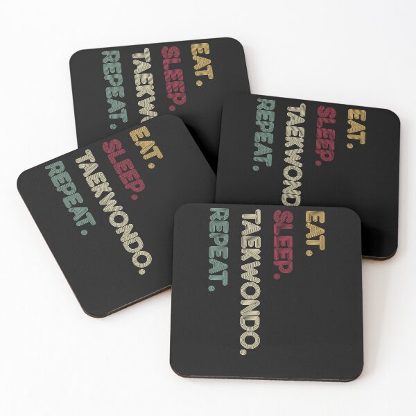 Item preview, Eat Sleep Taekwondo Repeat-Martial Arts designed and sold by belladesign7.