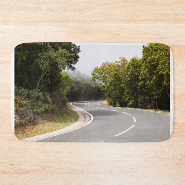 Item preview, Winding road in the forest designed and sold by rhosbahu.