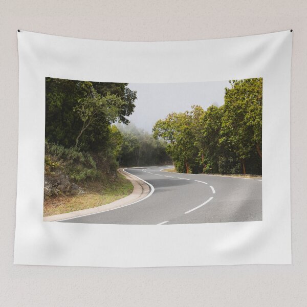 Item preview, Winding road in the forest designed and sold by rhosbahu.