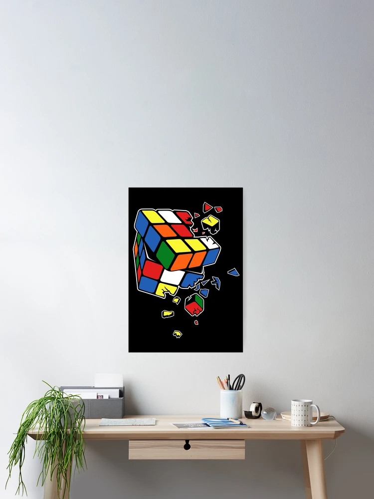 Thumbnail 2 of 3, Poster, Exploding Cube designed and sold by zomboy.