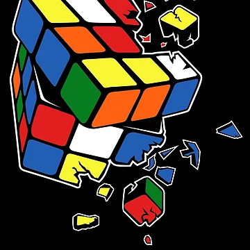 Artwork thumbnail, Exploding Cube by zomboy