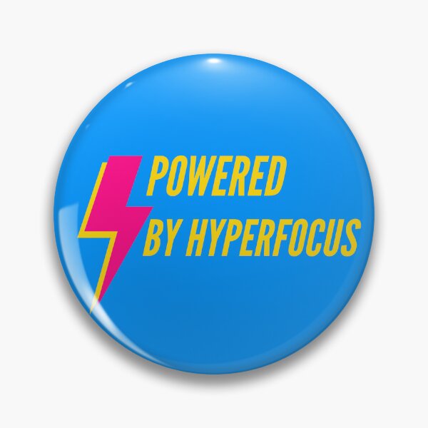Item preview, Powered by Hyperfocus designed and sold by ADHD-friendly.