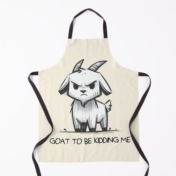 Item preview, Grumpy Goat Cartoon Illustration designed and sold by Dream-Fab.