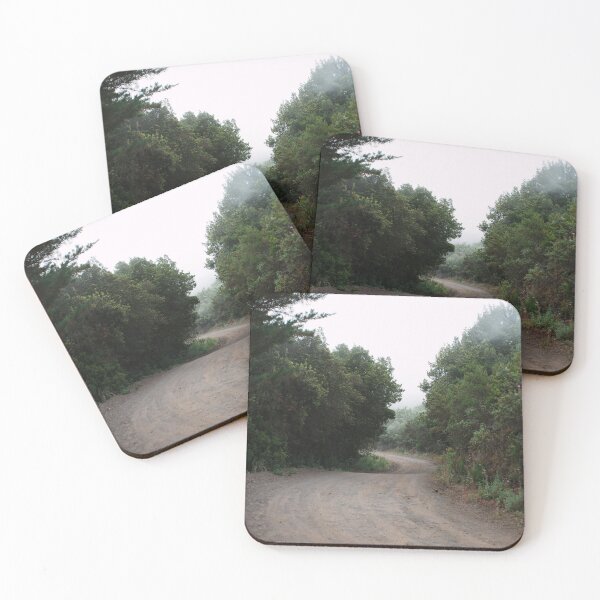 Item preview, Foggy forest path designed and sold by rhosbahu.