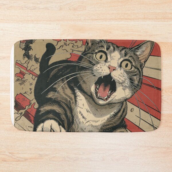Item preview, Cat with playful paws designed and sold by wolfgangrainer.