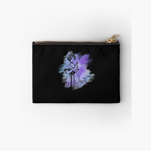 Item preview, Victorian lady in teal and purple  designed and sold by MarigoldandLily.