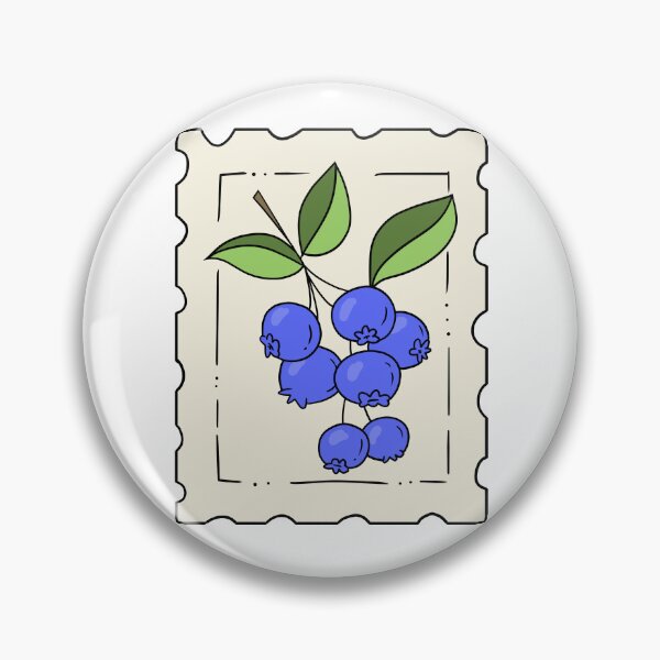 Item preview, Vintage Blueberry Stamp designed and sold by Trifles and Tricksters .